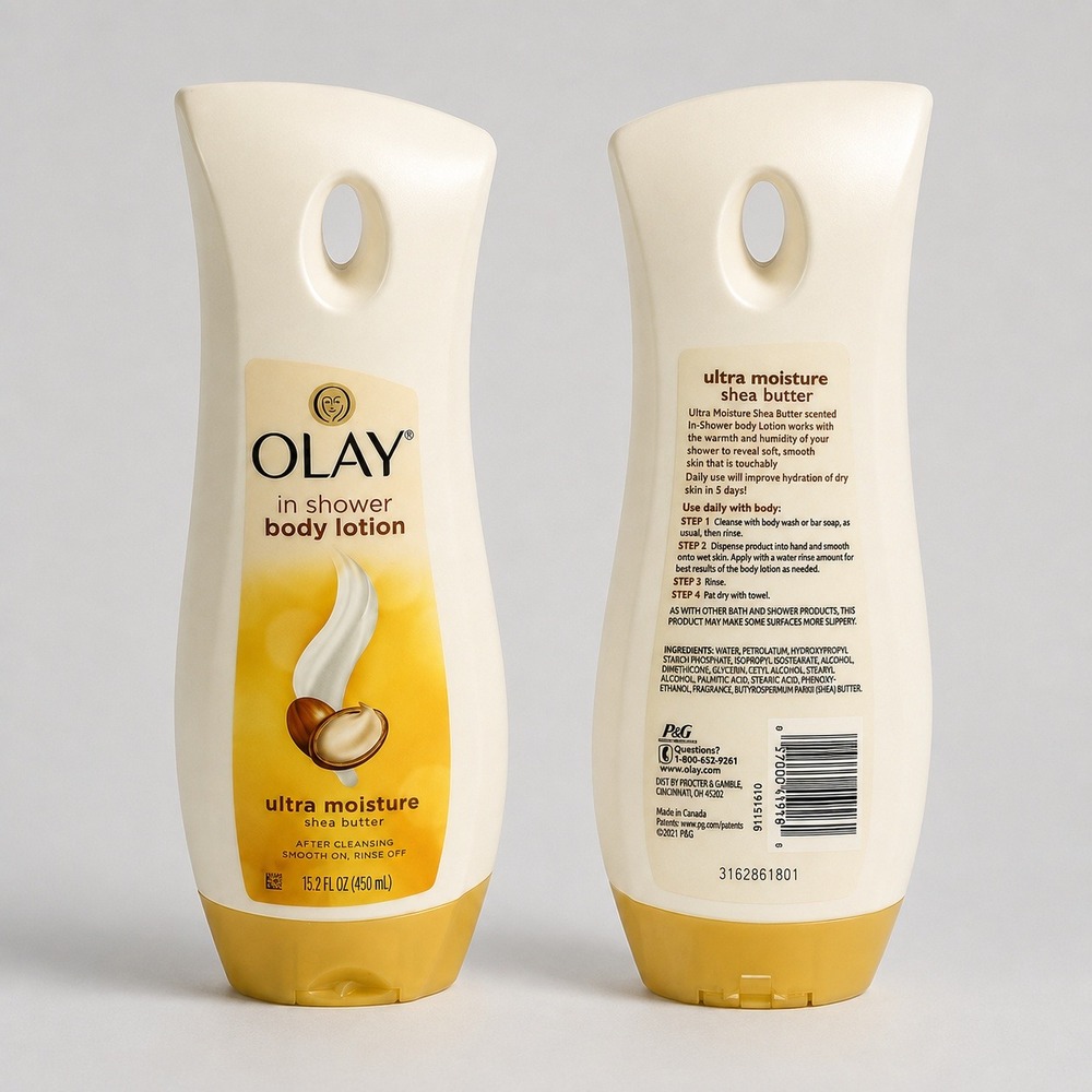 Olay In Shower Body Lotion Ultra Moisture Shea Butter 15.2 Oz Discontinued Rare
